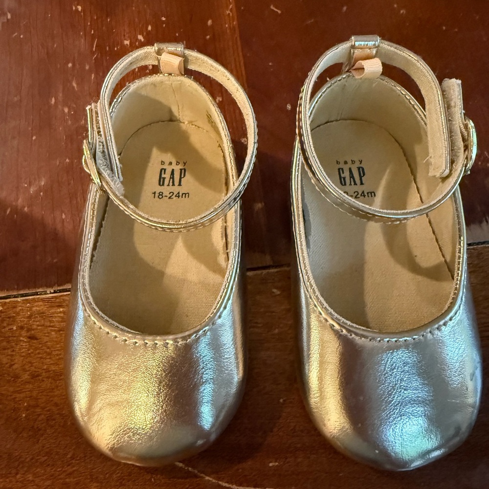 GAP Gold Baby Shoes